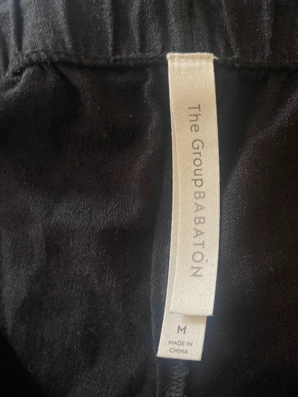 Black Drawstring Women's Shorts - Picture 3 of 4